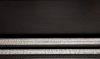 Noir double filets �pais devant argent 100X40 mm